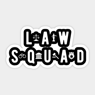 Law Squad Sticker